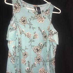 Cold shoulder sweater